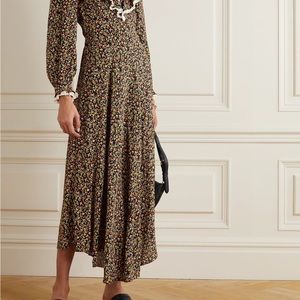 Dôen Eugenie dress in ink Montpelier floral size XXL